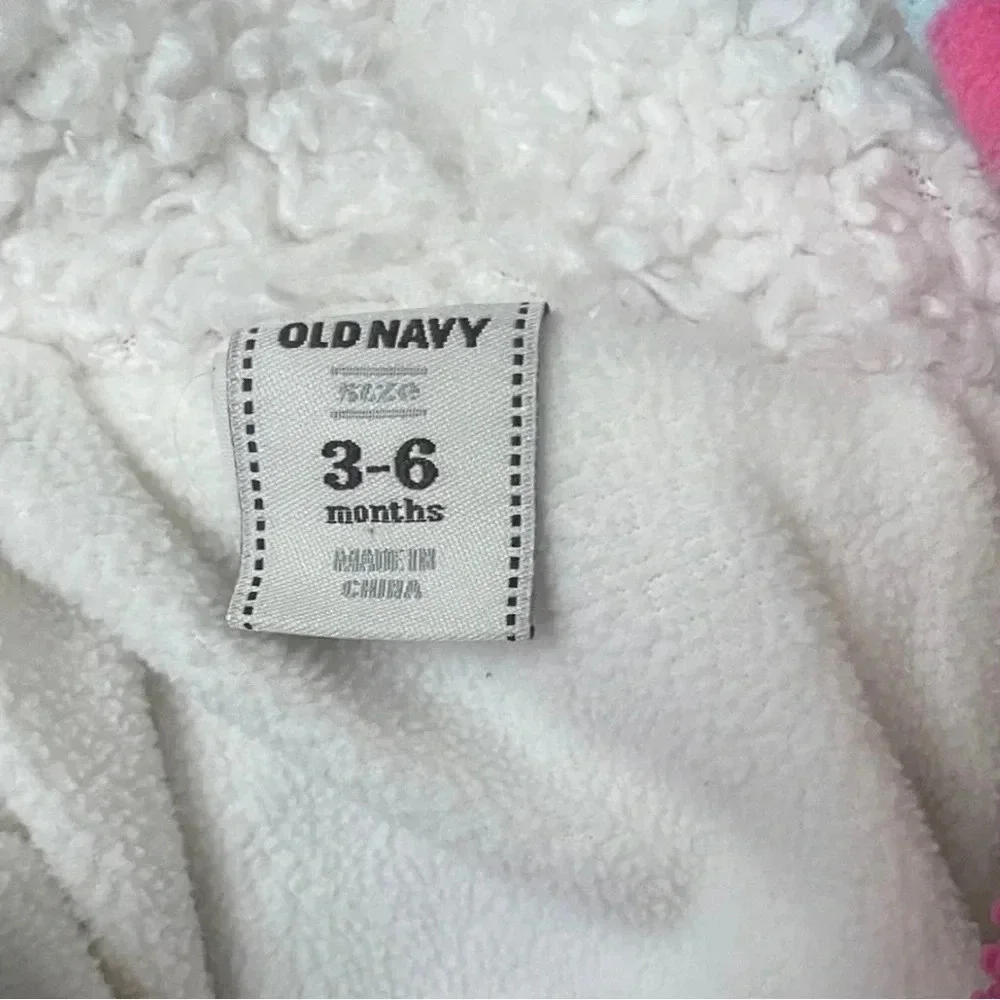 Set of 2 Adorable Carter's & Old Navy Baby Pajama Bundle - 6M & 3-6M